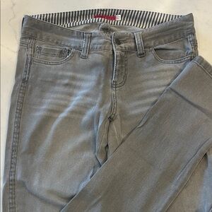 Alice and Olivia super long Gray Jeans- size 8